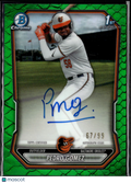 Pedro Gomez 2026 Bowman Chrome 1st Auto Autograph 67/99 Baltimore Orioles