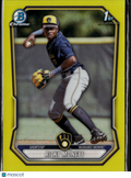 Ricky Moneys 2026 Bowman Chrome Yellow Milwaukee Brewers