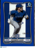 Harrison Bader 2026 Bowman Chrome WBC Blue Refractor 136/150 Israel