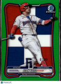 Juan Soto 2026 Bowman Chrome WBC Green Refractor 61/99 Dominican Republic