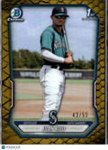 Juan Rijo 2026 Bowman Chrome 1st GOLD Reptilian 43/50 Seattle Mariners
