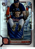 Jarren Duran 2022 Bowman Chrome RC Image Variation Boston Red Sox