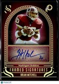 Brian Mitchell 2025 Silhouette Auto Autograph 15/99 Washington Redskins