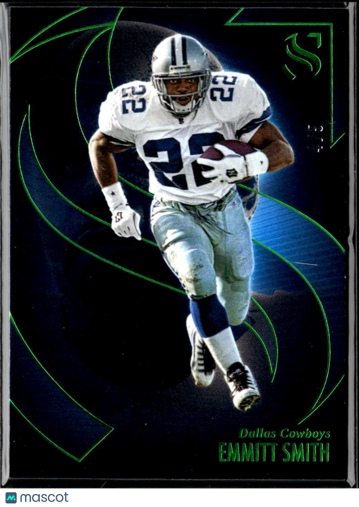 Emmitt Smith 2025 Silhouette Emerald Green SSP 4/5 Dallas Cowboys