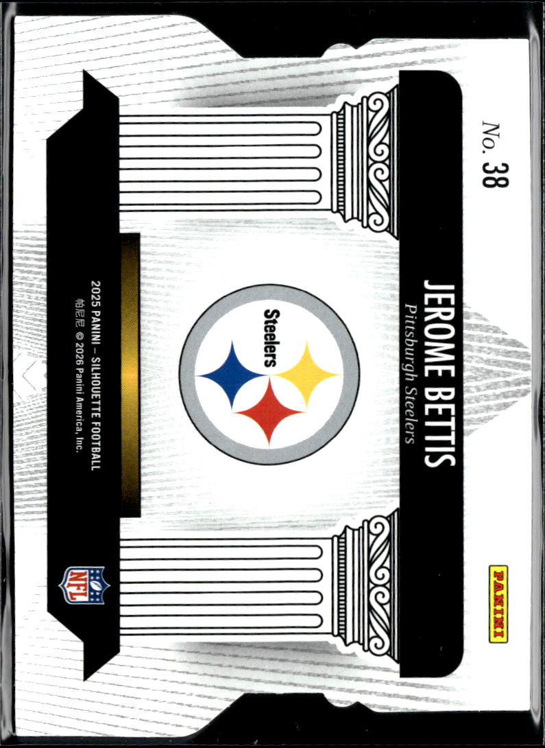 Jerome Bettis 2025 Silhouette Pillars of the Game Pittsburgh Steelers