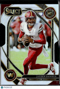 Jayden Daniels 2024 Select Club Level Silver Prizm Rookie RC Commanders