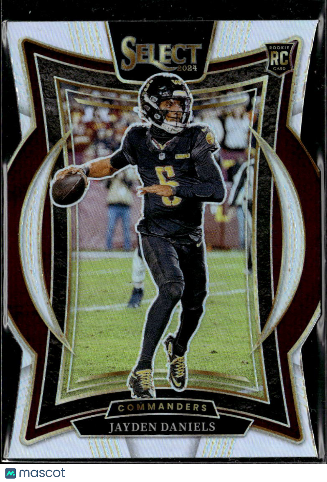 Jayden Daniels 2024 Select Silver Prizm Rookie Die-Cut RC Washington Commanders
