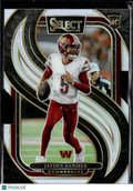 Jayden Daniels 2024 Select Silver Prizm Rookie Die-Cut RC Washington Commanders