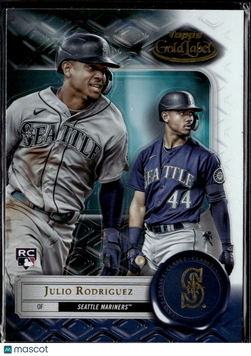 Julio Rodriguez 2022 Topps Gold Label Rookie RC Class Seattle Mariners