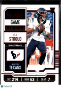 C.J. Stroud 2023 Contenders Red Foil Rookie RC Houston Texans
