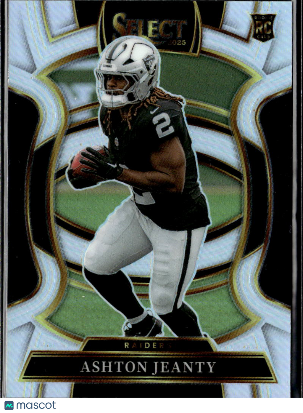 Ashton Jeanty 2025 Select Silver Prizm Rookie RC Las Vegas Raiders