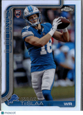 Isaac TeSlaa 2025 Topps Chrome RC Rookie Refractor Detroit Lions