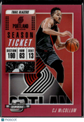 CJ McCollum 2018-19 Contenders Optic Red Prizm Portland Trail Blazers