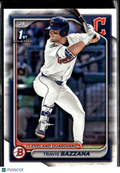 Travis Bazzana 2024 Bowman 1st Rookie RC Cleveland Guardians