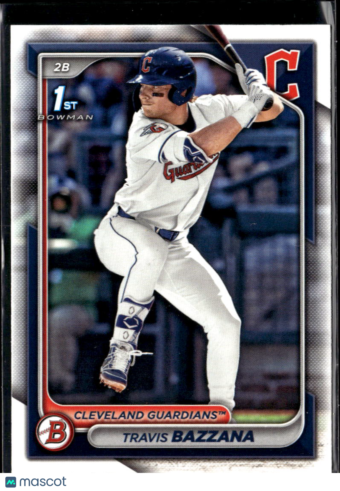 Travis Bazzana 2024 Bowman 1st Rookie RC Cleveland Guardians