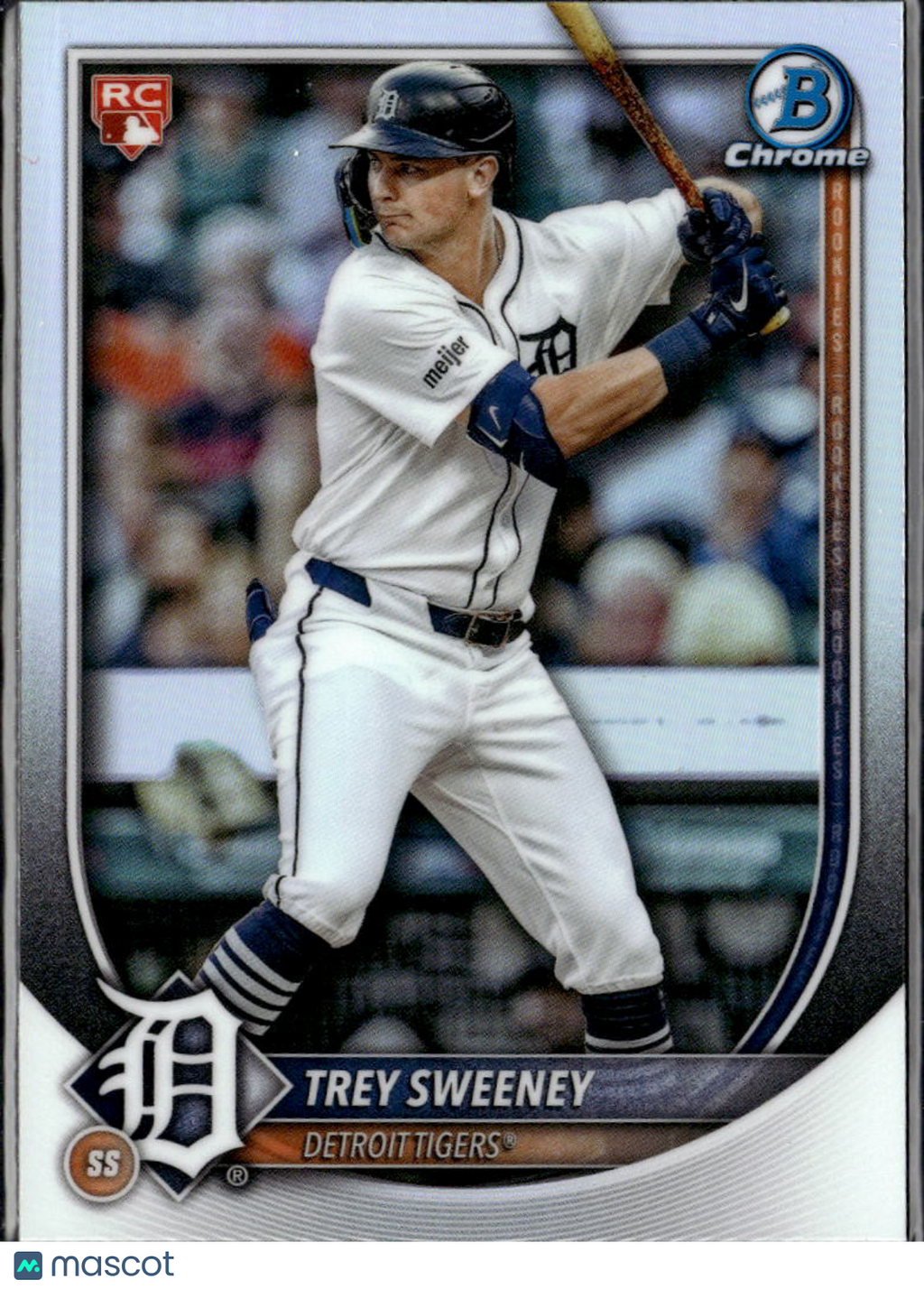 Trey Sweeney 2025 Bowman Chrome RED Rookie RC Detroit Tigers