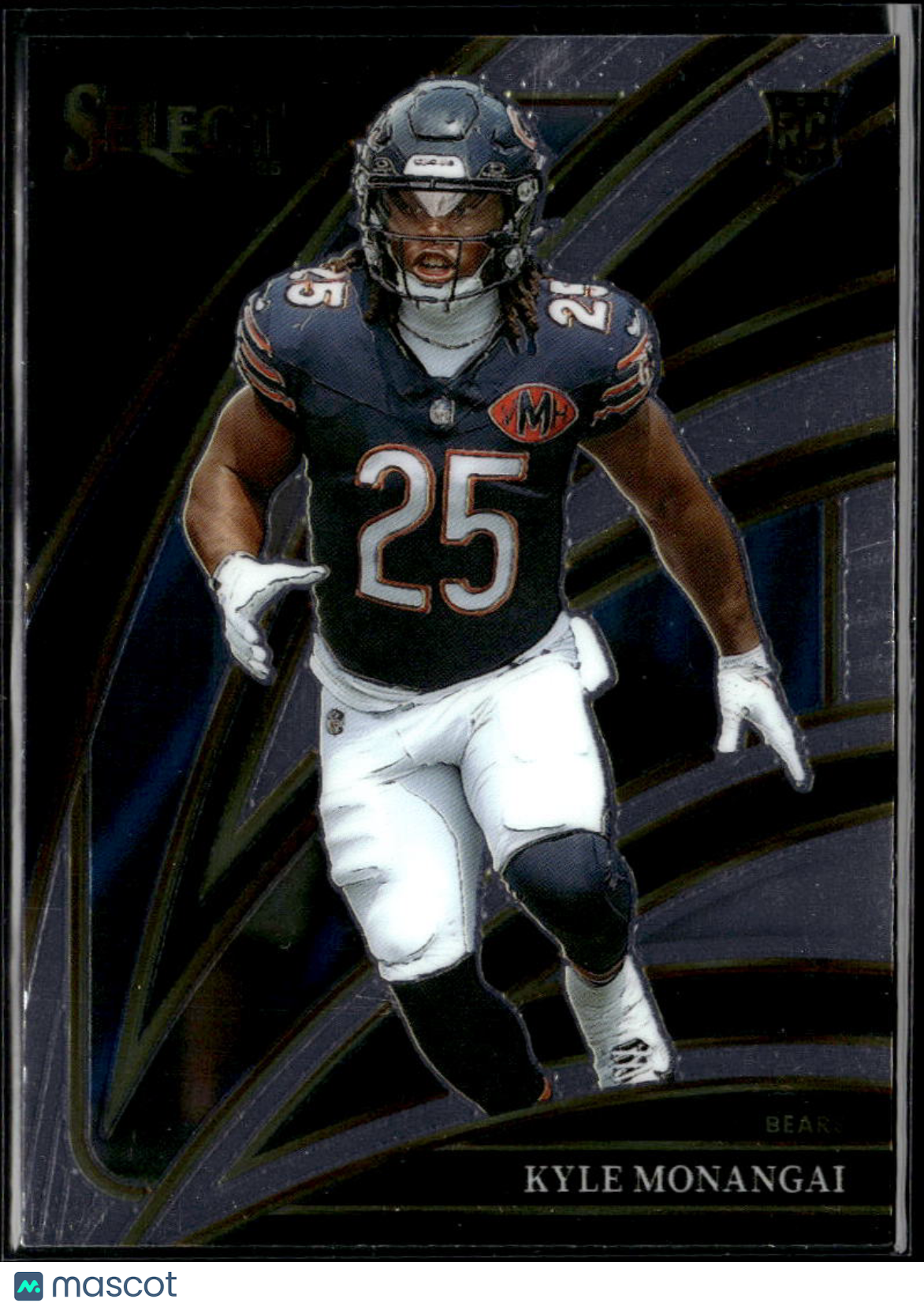 Kyle Monangai 2025 Select Club Level Rookie RC Chicago Bears
