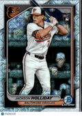 Jackson Holliday 2024 Bowman Chrome Mega Box Mojo Refractor Baltimore Orioles