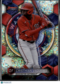 Cristhian Vaquero 2023 Bowman's Best Mini Diamond /299 Washington Nationals