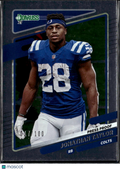 Jonathan Taylor 2021 Donruss Silver Press Proof 17/100 Indianapolis Colts