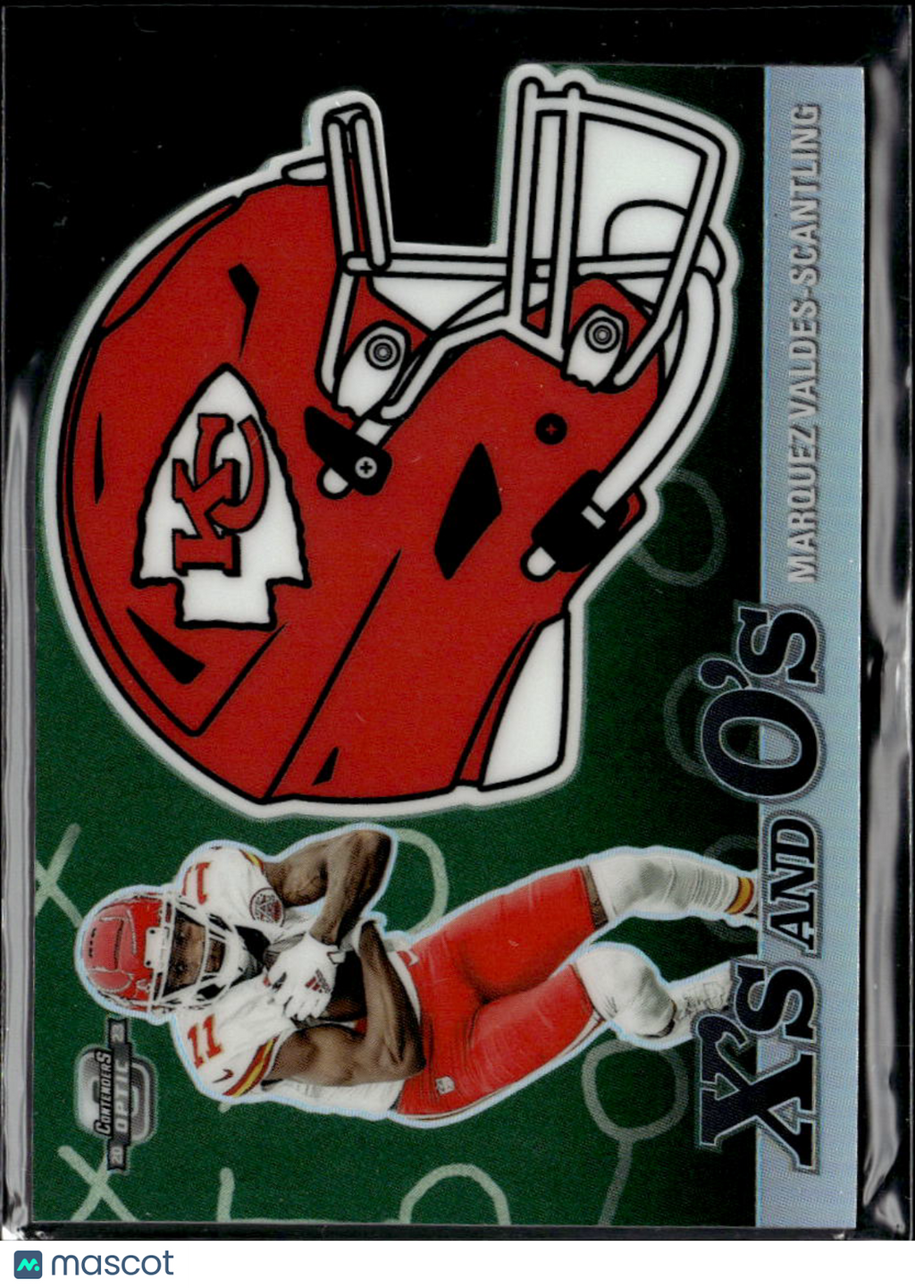 Marquez Valdes-Scantling 2024 Contenders Optic X's and O's Silver KC Chiefs