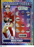 Brock Purdy 2024 Contenders Winning Ticket HOLO San Francisco 49ers