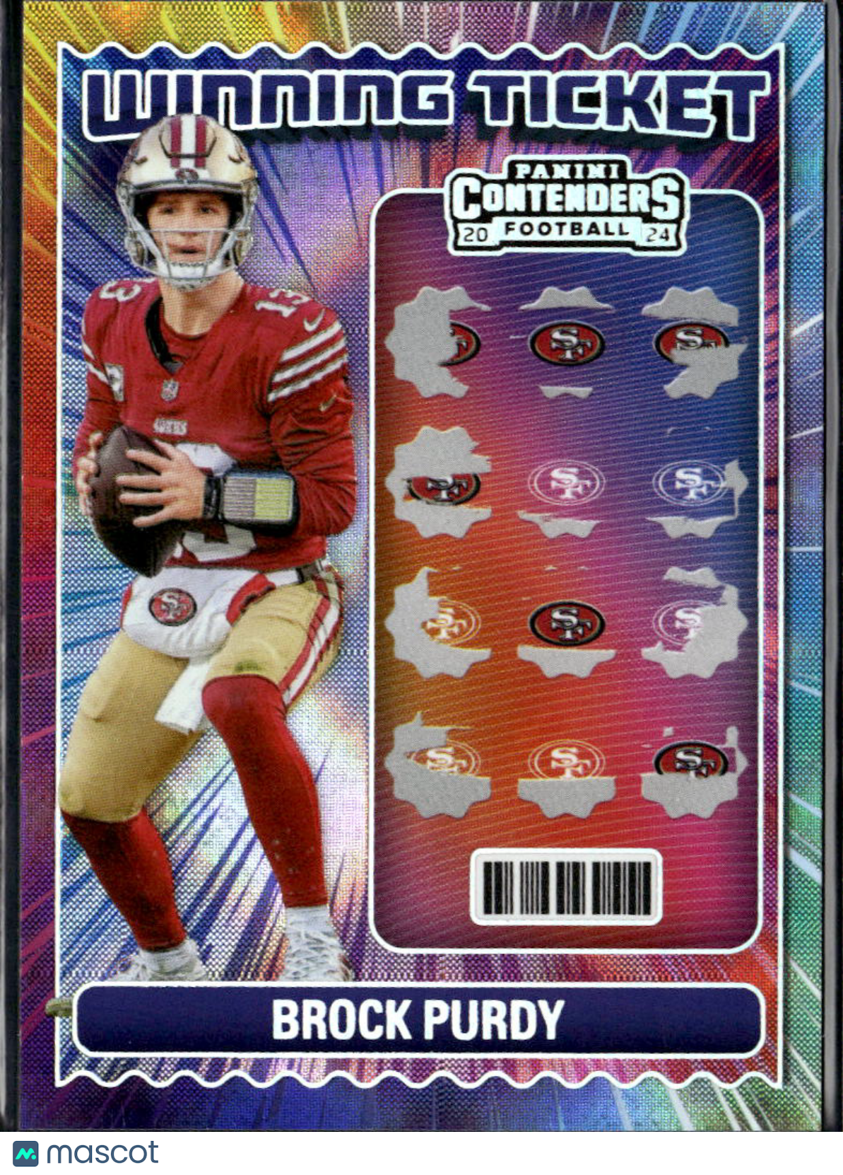 Brock Purdy 2024 Contenders Winning Ticket HOLO San Francisco 49ers