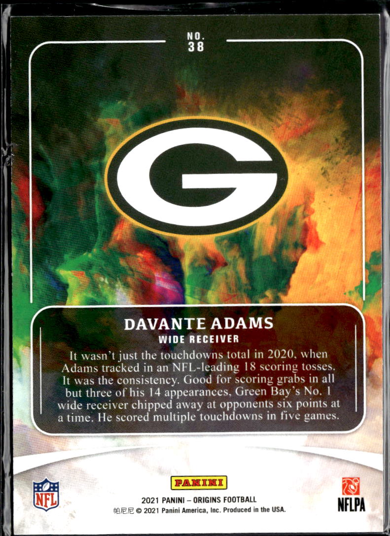 Davante Adams 2021 Origins Red 170/299 Green Bay Packers