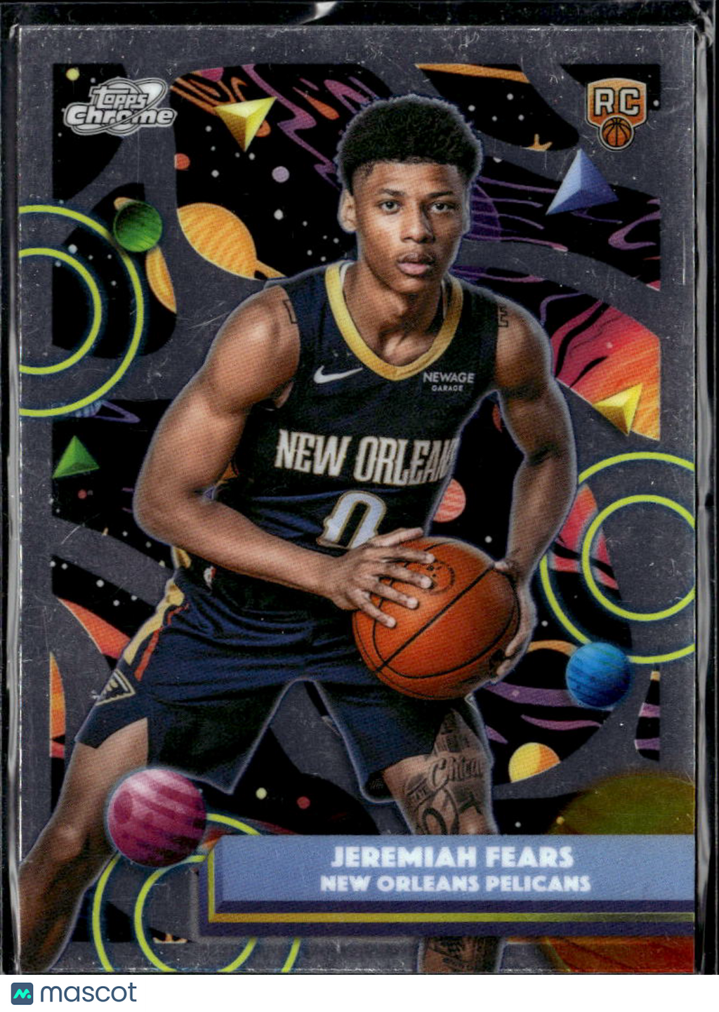 Jeremiah Fears 2026 Topps Chrome Cosmic Rookie RC New Orleans Pelicans