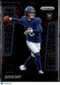 Jaxson Dart 2025 Prizm Fireworks Rookie RC New York Giants