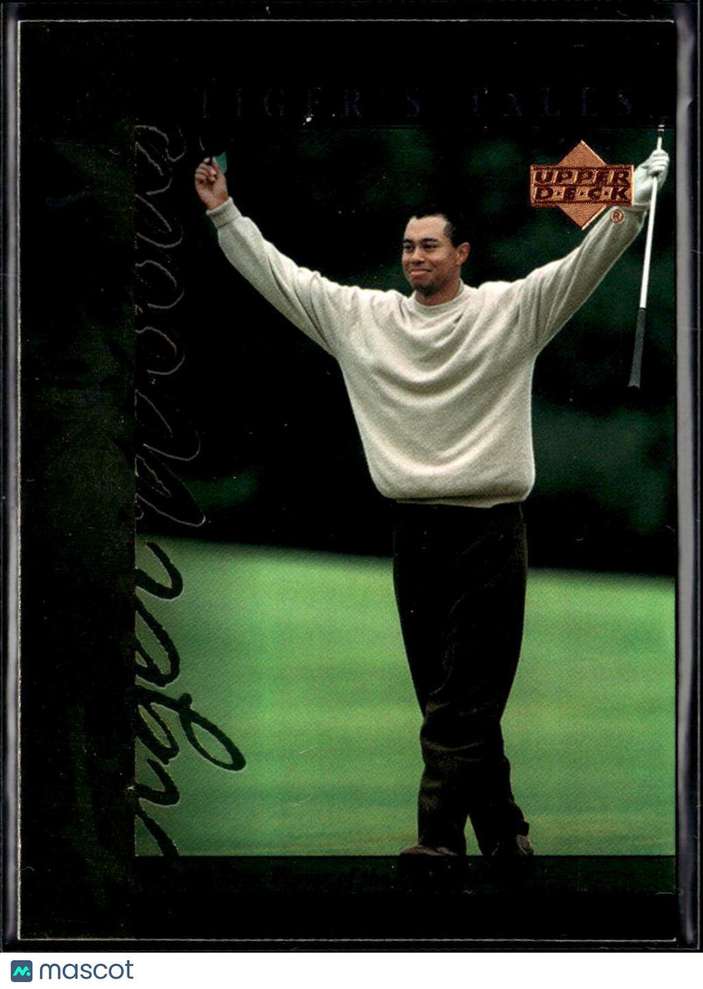 Tiger Woods 2001 Upper Deck Rookie RC Tiger's Tales GOLF
