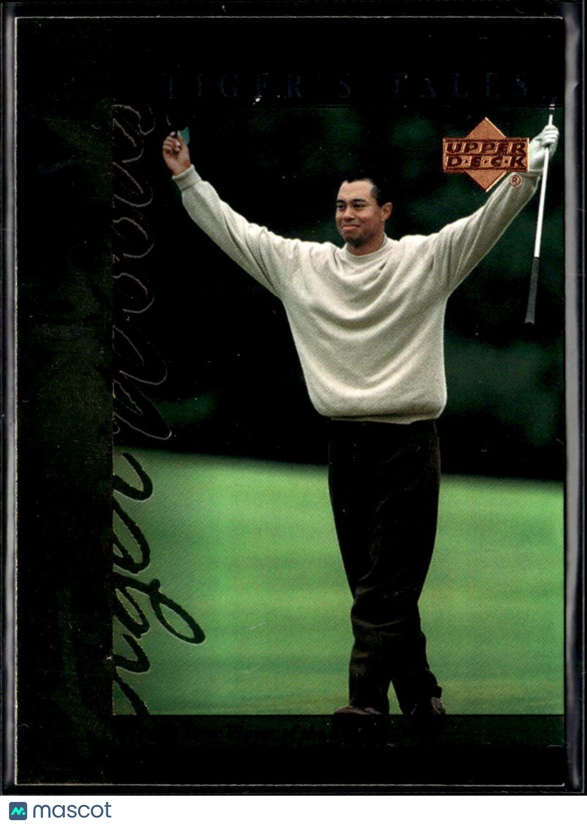 Tiger Woods 2001 Upper Deck Rookie RC Tiger's Tales GOLF
