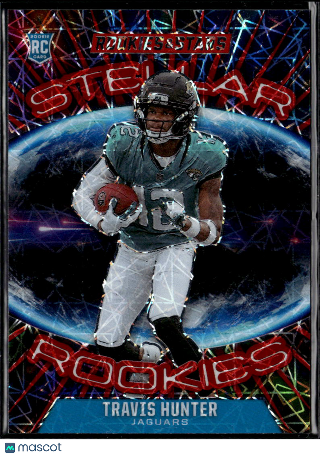 Travis Hunter 2025 Rookies & Stars Stellar RED RC Jacksonville Jaguars