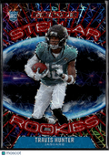 Travis Hunter 2025 Rookies & Stars Stellar RED RC Jacksonville Jaguars