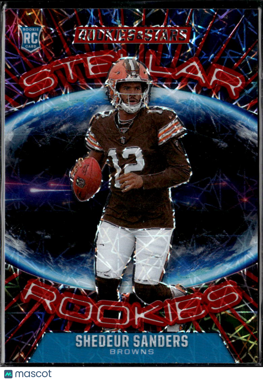 Shedeur Sanders 2025 Rookies & Stars Stellar RED Cleveland Browns