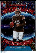 Shedeur Sanders 2025 Rookies & Stars Stellar RED Cleveland Browns