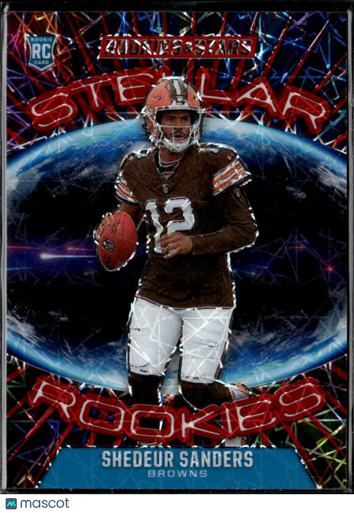 Shedeur Sanders 2025 Rookies & Stars Stellar RED Cleveland Browns