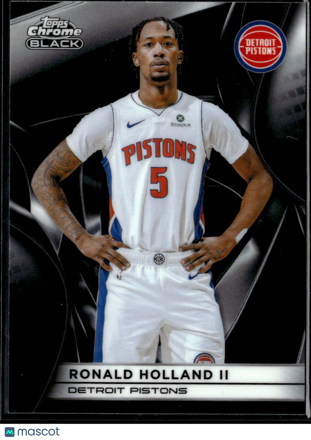 Ronald Holland II 2026 Topps Chrome Black Detroit Pistons