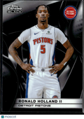 Ronald Holland II 2026 Topps Chrome Black Detroit Pistons