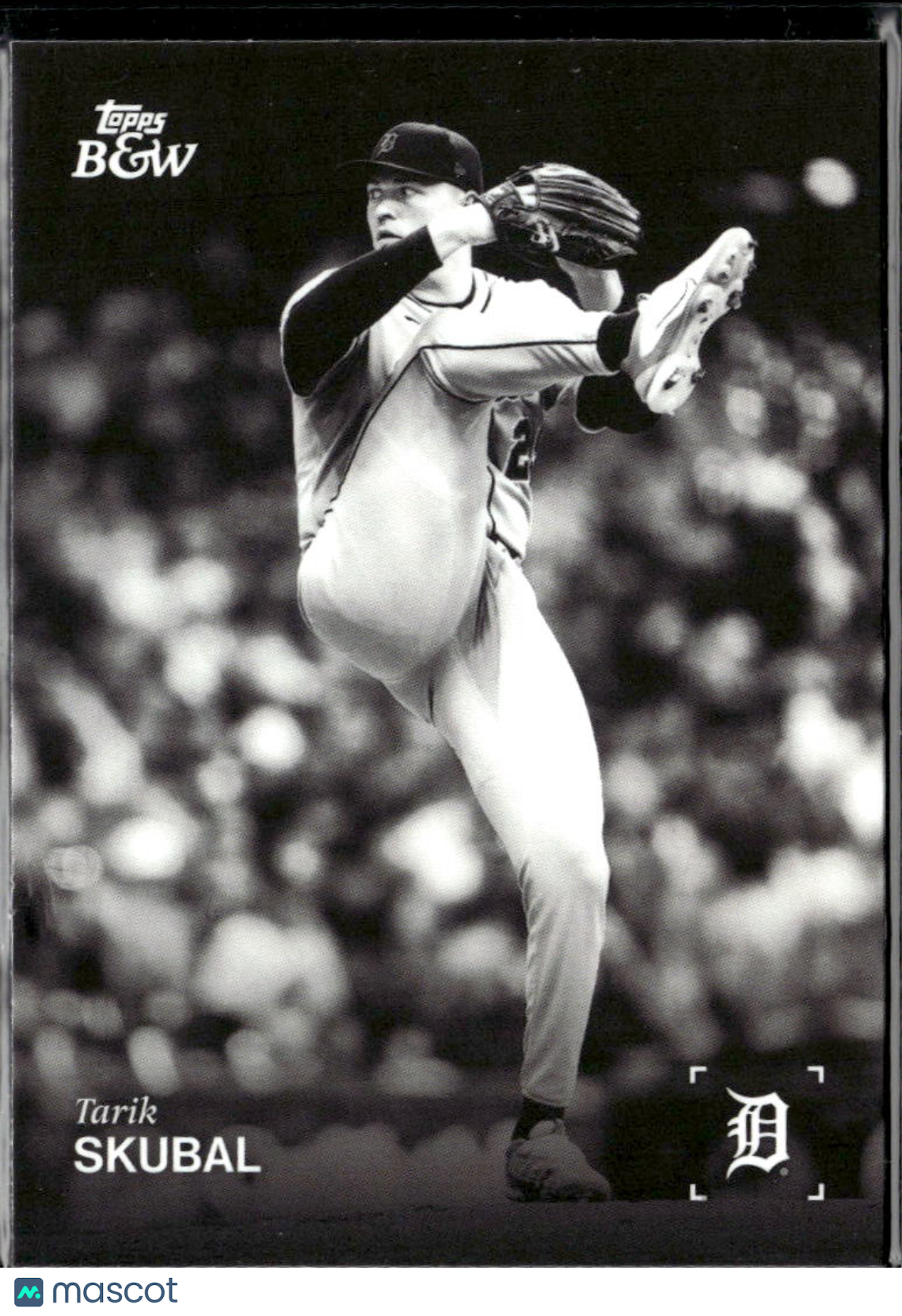 Tarik Skubal 2025 Topps Black & White Card #52 Detroit Tigers