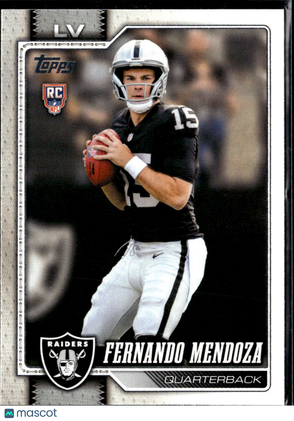 Fernando Mendoza 2026 Topps Flagship Rookie RC Las Vegas Raiders