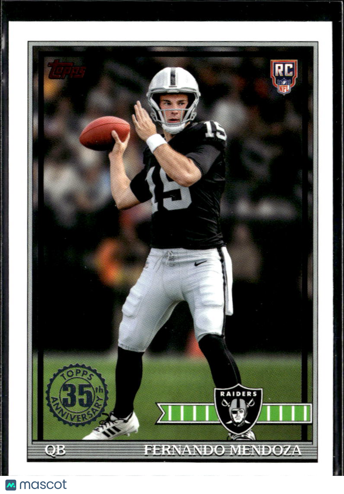 Fernando Mendoza 2026 Topps '91 Rookie RC Las Vegas Raiders