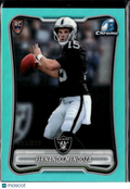 Fernando Mendoza 2026 Bowman Chrome Aqua Refractor RC 193/199 Las Vegas Raiders