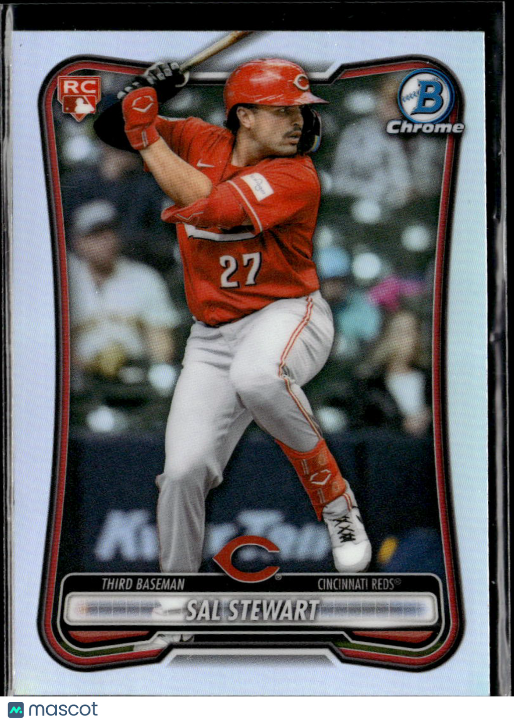 Sal Stewart 2026 Bowman Chrome RED Refractor RC Cincinnati Reds