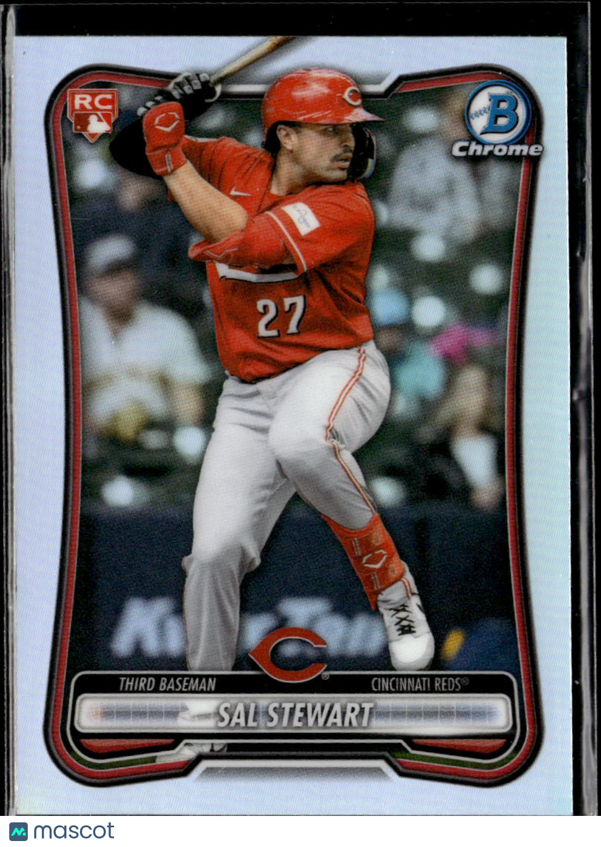 Sal Stewart 2026 Bowman Chrome RED Refractor RC Cincinnati Reds