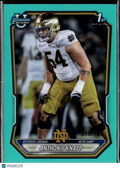 Anthonie Knapp 2026 Bowman Chrome 1st Aqua Refractor /199 Notre Dame