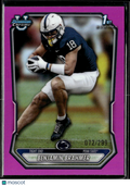 Benjamin Brahmer 2026 Bowman Chrome 1st Pink Refractor 72/299 Penn State