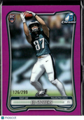 Eli Stowers 2026 Bowman Chrome RC Pink Refractor /299 Philadelphia Eagles
