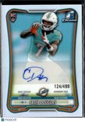 Caleb Douglas 2026 Bowman Chrome Auto Autograph RC 124/499 Miami Dolphins