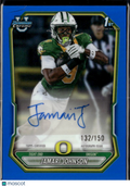 Jamari Johnson 2026 Bowman Chrome 1st Auto Autograph 132/150 Oregon Ducks